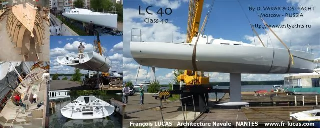 RUSSIE #1Mise à l'eau d'un LC40 à MOSCOU