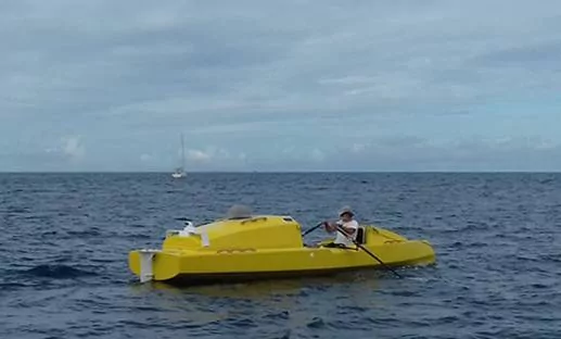 Premiers tests du Row Skiff 700