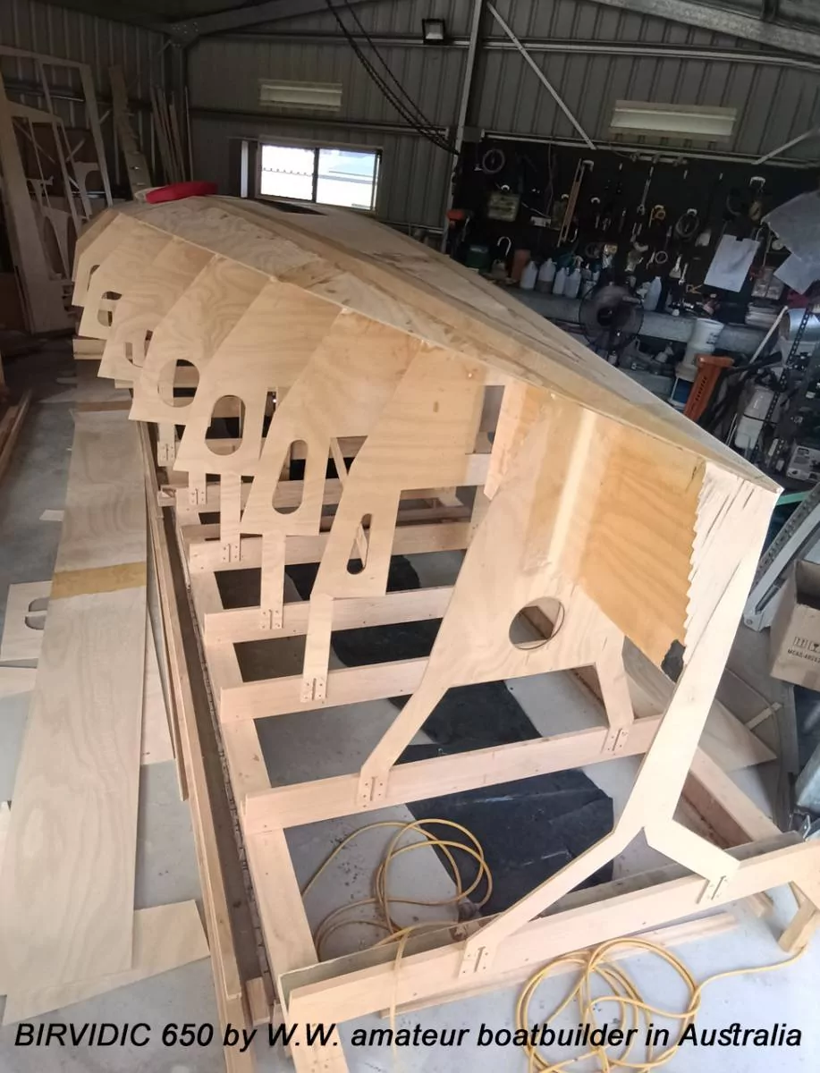 Un Birvidic 650 en construction en Australie
